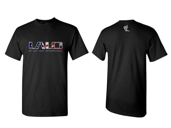 LALO Flag Tee USA – No Easy Days MF | APPAREL - LALO USA | Tactical and Athletic Footwear
