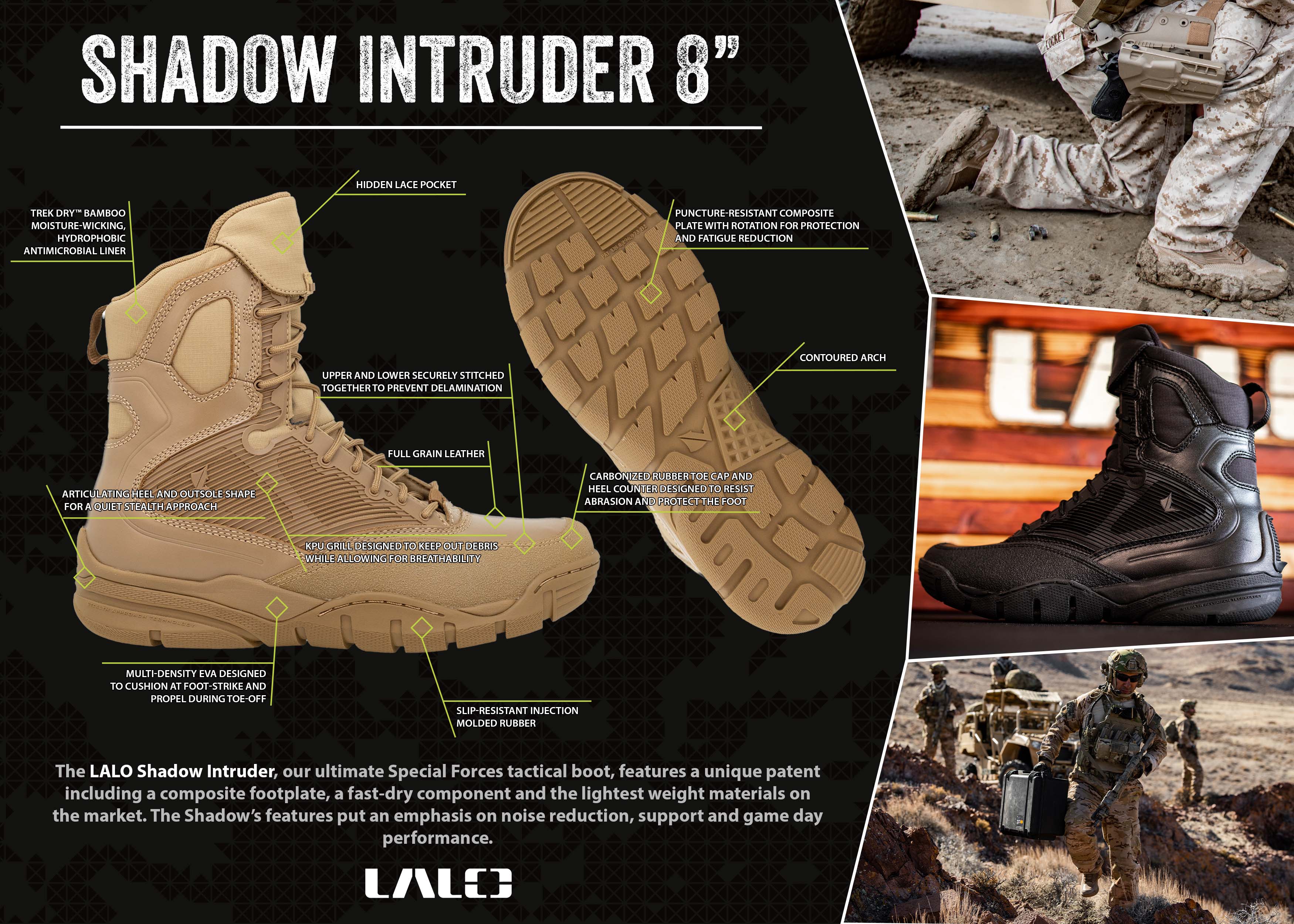 SHADOW INTRUDER Tactical Boot 8
